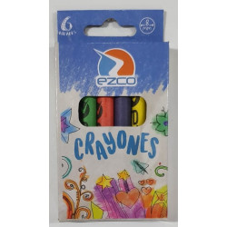 CRAYONES ESCOLARES EZCO X6