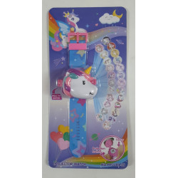 JULIANA I LOVE UNICORNS RELOJ PROYECTOR