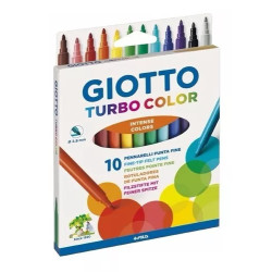 MARCADORES GIOTTO TURBO COLOR X10