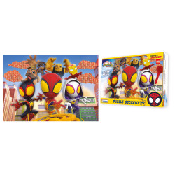 PUZZLE X48PZAS SPIDEY CON LUPA