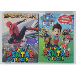 LIBROS PARTA PINTAR PERSONAJE