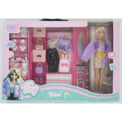 MUNECA TINY FASHION CON VESTIDOR 56679