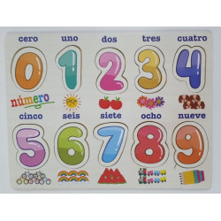 JUEGO DE NUMEROS DE MADERA 22X30CM 55813