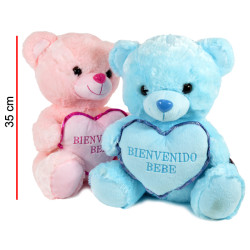 OSO ROSA Y CELESTE 3917