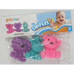 CHIFLES ANIMALES X3UNID 55669