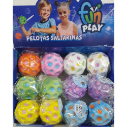 PELOTA SALTARINA 12PZAS 56031