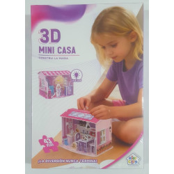 ROMPECABEZA 3D MINI CASA 43PZAS 57318/57319