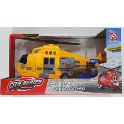 CITY SERIES HELICOPTERO RESCATE C/RUEDAS