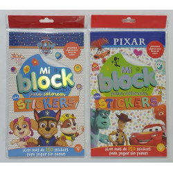 MI BLOCK PARA COLOREAR C/STCIKERS