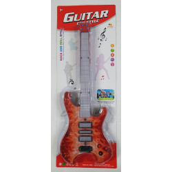 GUITARRA A PILA CON MELODIAS Y LUZ