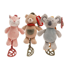 CUNERO MUSICAL ANIMALES 20CM 6305
