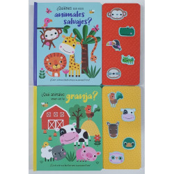 LIBRO TAPA DURA MUSICAL GRANJA/ANIMALES SALVAJES