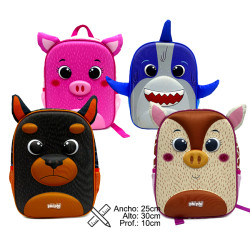 MOCHILA JARDIN ZOO 3D 125101