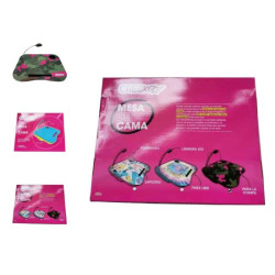 MESA DE CAMA CON LUZ LED