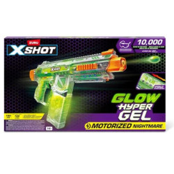 X-SHOT HYPER GEL GLOW MOTORISED NIGHTMAR X-SHOT HYPER GEL GLOW MOTORISED NIGHTMAR