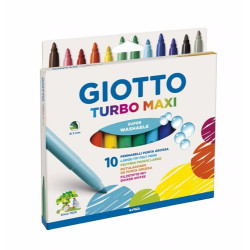 MARCADORES GIOTTO TURBO MAXI X10COLORES