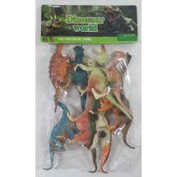 SET DE DINOSAURIOS EN BOLSA X8UNID