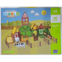 JUEGO MAGNETICO CABALLERIZA 46PZAS