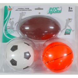 SET DE PELOTAS X3 DE DEPORTE 55312 SET DE PELOTAS X3 DE DEPORTE 55312
