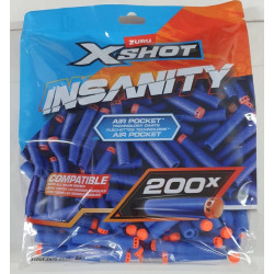 X-SHOT INSANITY REFILL DARTS X200 7695 X-SHOT INSANITY REFILL DARTS X200 7695