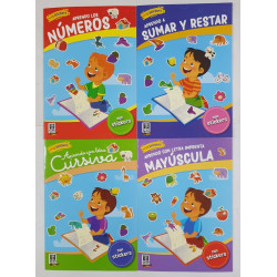 LIBROS APRENDO LETRAS/LOS NUMEROS/A SUMAR