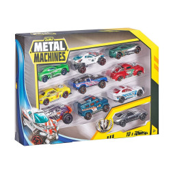 AUTOS METAL MACHINES SET X10 7610