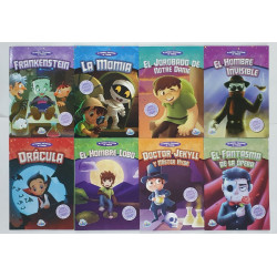 LIBROS PERSONAJES 8 TITULOS