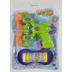 PISTOLA DE BURBUJAS DOBLE